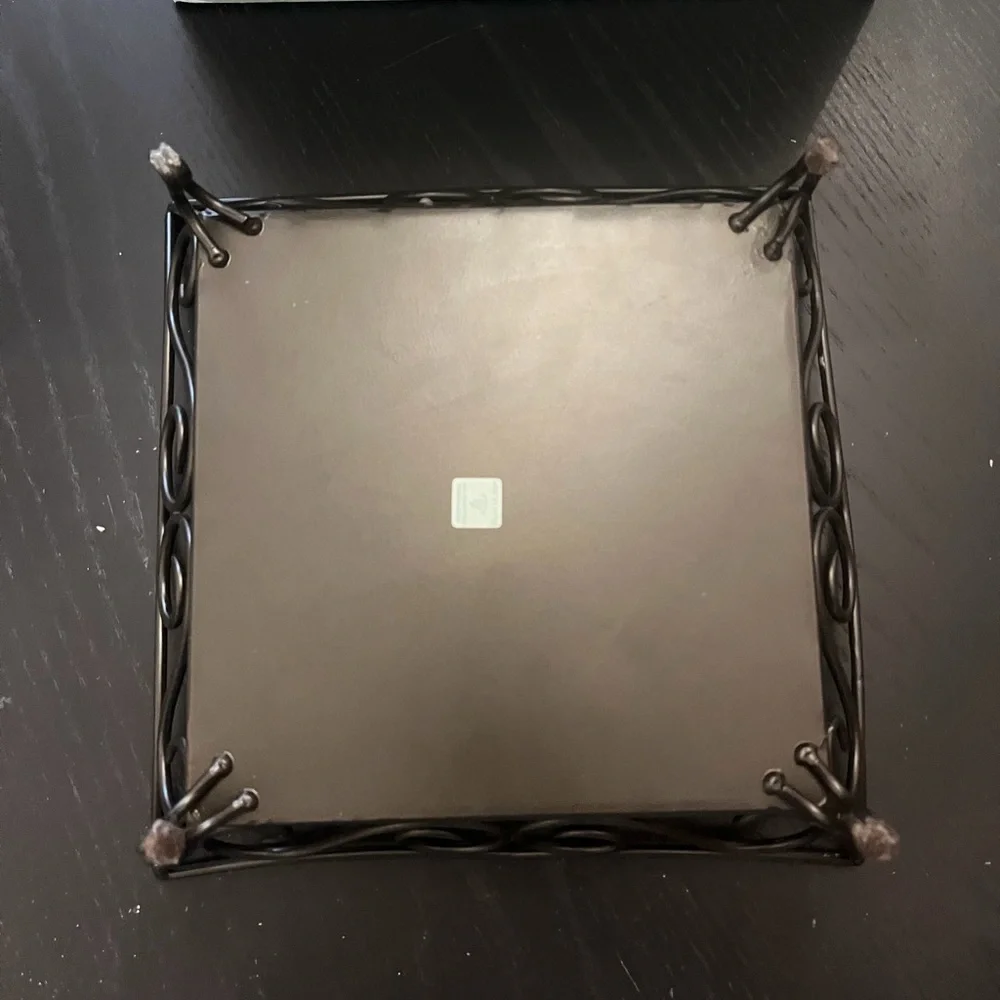 PartyLite Antique Brass Tray - Picture 3 of 5